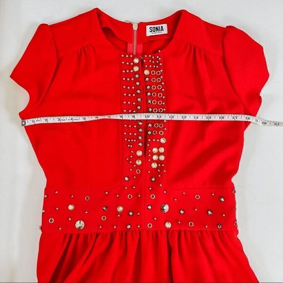 Sonia Rykiel Dress Beaded Rhinestone - Picture 6 of 9